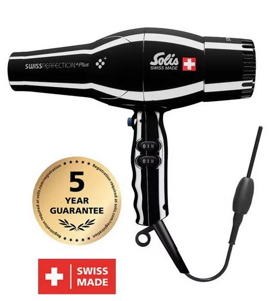 Solis Swiss Perfection Plus Typ 3801 Föhn 2.300W für 65,90€ (statt 94€)