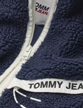 Tommy Jeans Sherpa Relaxed Fit Fleecejacke ab 93€ (statt 109€)