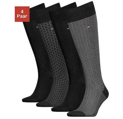 4er Pack Tommy Hilfiger Kniestrümpfe in hochwertiger Geschenkbox ab 14,69€ (statt 26€)