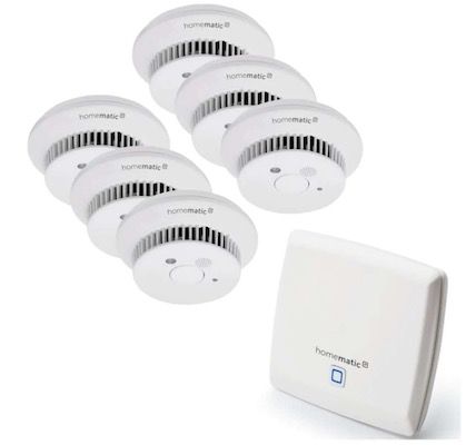 6x Homematic IP Rauchwarnmelder inkl. Access Point für 294,90€ (statt 400€)