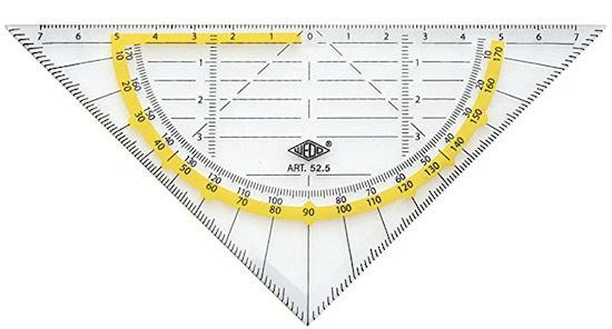 Wedo 525 Geometrie Dreieck 16 cm für 1€ (statt 3€)