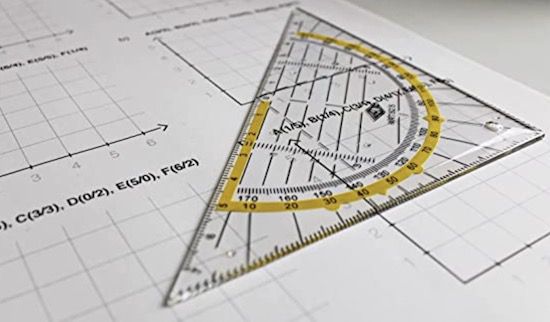 Wedo 525 Geometrie Dreieck 16 cm für 1€ (statt 3€)