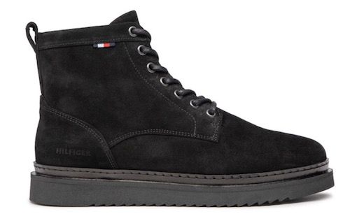 Tommy Hilfiger Cleated Suede Boots aus Wildleder für 93,60€ (statt 123€)