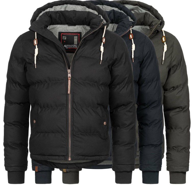 Alessandro Salvarini AS 282 Herren gefütterte Winterjacke für 59,90€ (statt 93€)