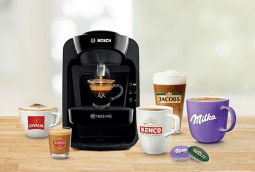 BOSCH TASSIMO Kapselmaschine für 25,20€ (statt 33€) 10€ Gutschein möglich