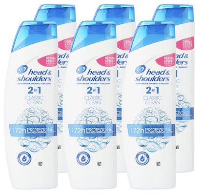 6er Pack Head &#038; Shoulders Classic Clean Anti-Schuppen Shampoo ab 11,75€ (statt 23€)