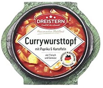 20% Extra Rabatt auf Dreistern Lebensmittel   z.B. 400g Currywurst mit Kartoffeln ab 1,87€