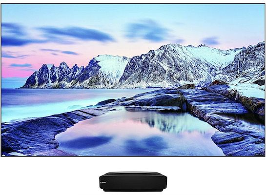 Hisense 100L5F D12 Ultrakurzdistanz Projektor mit 100 Leinwand für 2.074€ (statt 2.399€)