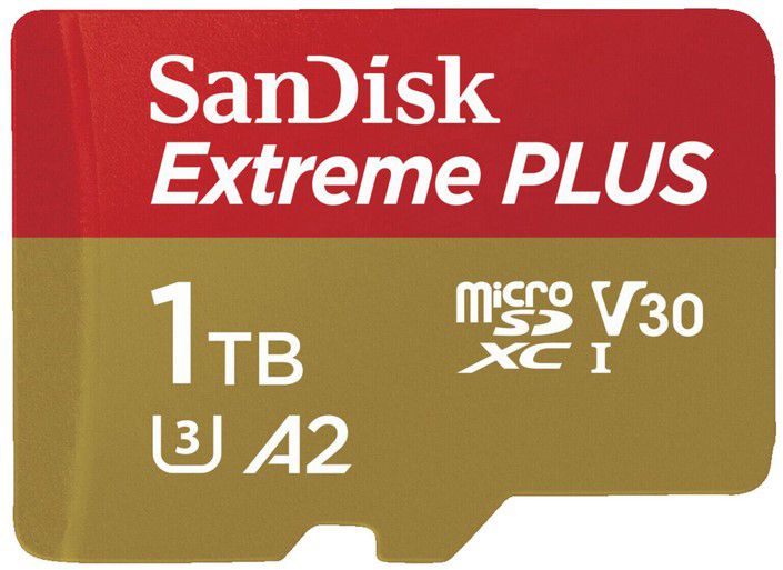 SANDISK Extreme Plus 1TB Micro SDXC A2 Speicherkarte für 108,40€ (statt 130€)