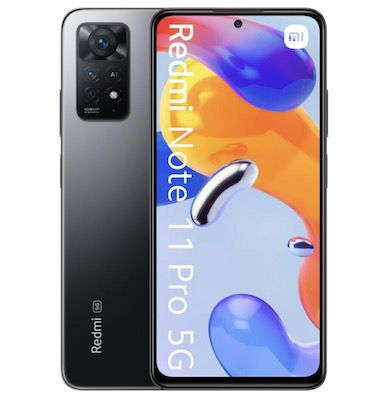 Xiaomi Redmi Note 11 Pro 5G für 29€ + o2 Allnet Flat mit 11GB LTE für 12,99€ mtl.