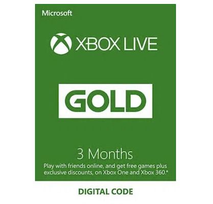 3 Monate Microsoft Xbox Live Gold-Mitgliedschaft für 7,59€ (statt 13€)
