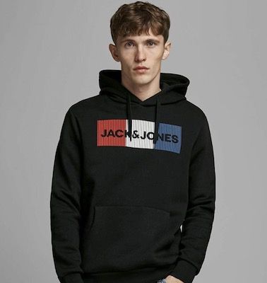 JACK & JONES Herren Logo Classic Kapuzen Sweatshirt für 15,29€ (statt 23€)
