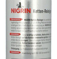 🏍️ 6x NIGRIN Kettenreiniger für Motorräder (500 ml) Sprühdosen für 19,99€ (statt 25€)