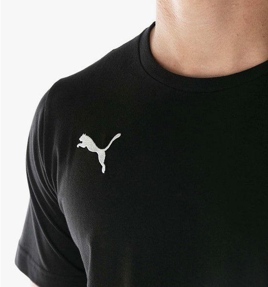 Puma Herren T Shirt in Schwarz für 10,49€ (statt 14€) Größe L & XL