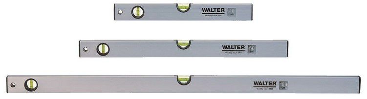 WALTER 3 teiliges Aluminium Wasserwaagen Set für 17,90€ (statt 30€)