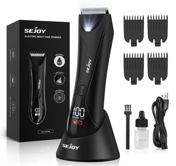 SEJOY elektrischer Herren Intimrasierer für 16,99€ (statt 24€)