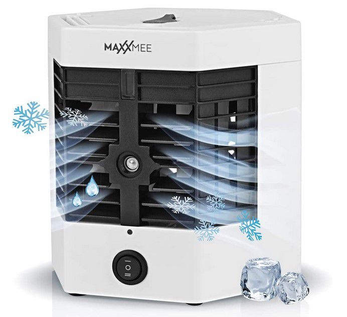 MAXXMEE Luftkühler mit Befeuchtung 4 W für 14,99€ (statt neu 25€)