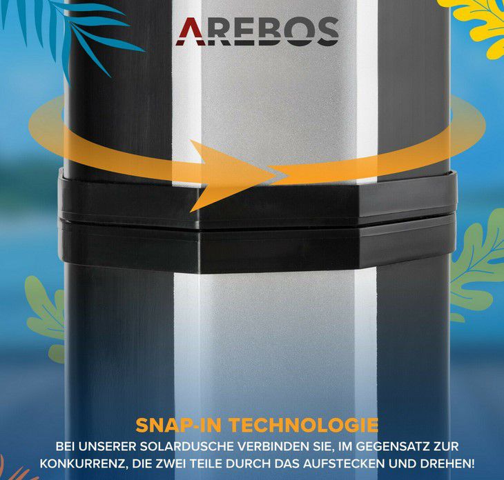 Arebos Solardusche 35 Liter für 109,90€ (statt 120€)