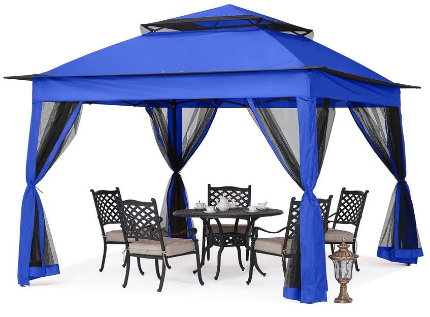 MasterCanopy 3,3 x 3,3m Doppeldach Pavillon für 139,99€ (statt 200€)