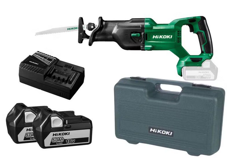 Hikoki CR18DBWJZ Akku Säbelsäge + 2 x 5 Ah Akku für 205,90€ (statt 413€)