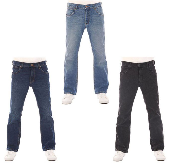 Wrangler Jacksville Herren Bootcut Jeans Denim Stretch für 54,95€ (statt 70€)