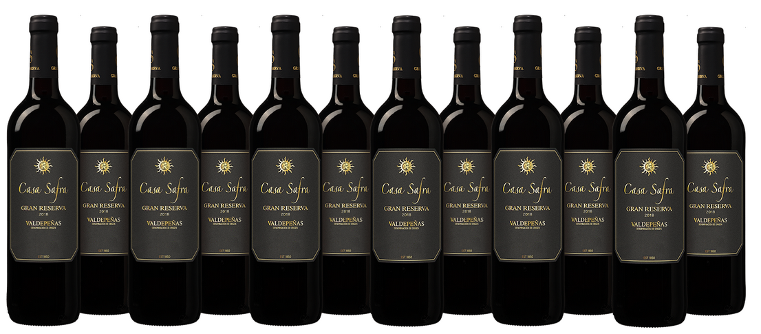 12 Flaschen Casa Safra Black Label DO Catalunya Gran Reserva für 46,83€ (statt 96€)