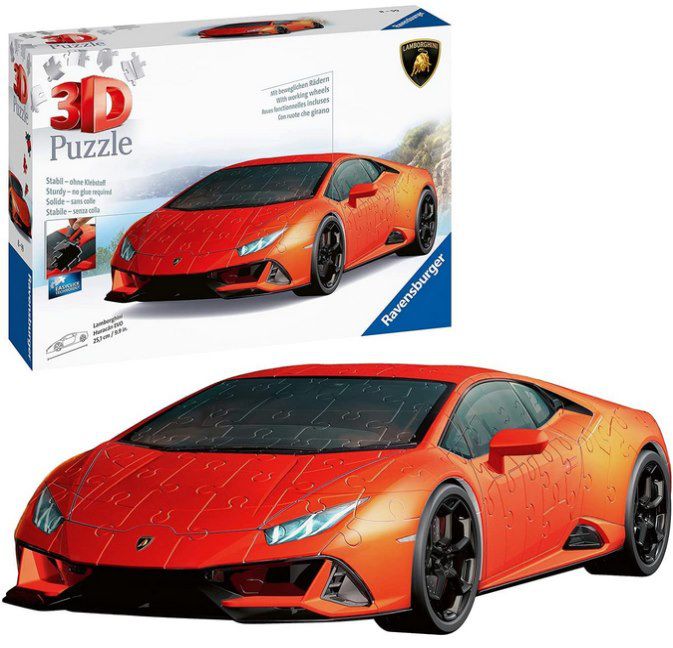 Ravensburger 3D Puzzle Lamborghini Huracán EVO für 14€ (statt 25€)