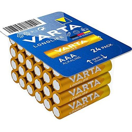 2 x 24er Pack Varta Longlife Alkaline AAA Batterien, 1,5V für 9,22€ (statt 18€) &#8211; Prime