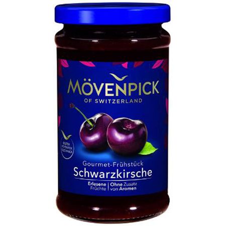 4x Mövenpick Gourmet Frühstück Baseler Schwarzkirsche, 250g ab 6,42€ (statt 11€)   Prime Sparabo