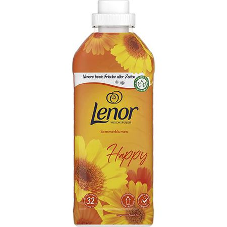 4x Lenor Weichspüler Sommerblumen mit 32 WL, 800ml ab 7,18€ (statt 11€)