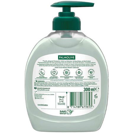 6er Pack Palmolive Sensitive Flüssigseife mit Aloe Vera, 300ml ab 5,64€ (statt 8€)