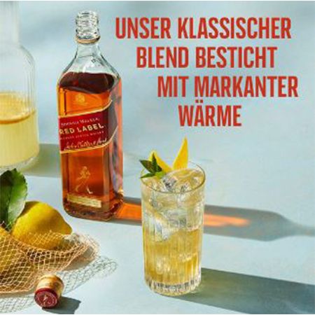 Johnnie Walker Red Label Blended Scotch Whisky 40% für 8,99€ (statt 16€)