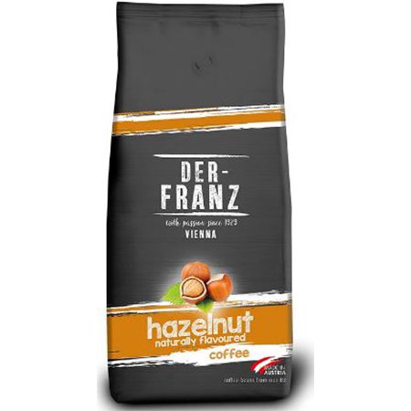 1Kg Der Franz Kaffeebohnen, aromatisiert mit Haselnuss für 7,98€ (statt 15€)