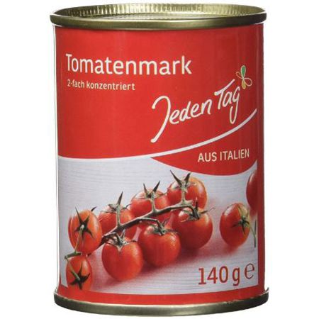 Jeden Tag Tomatenmark, 140g Dose ab 0,49€   Prime