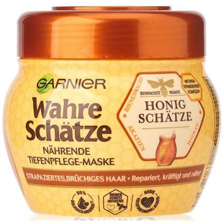 Garnier Haar Maske mit Bienenbalsam & Honig, 300ml ab 2,40€ (statt 4€)   Prime Sparabo