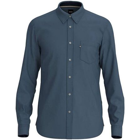 2x BOSS Roger Slim Fit Hemd in blau für 95,92€ (statt 120€)