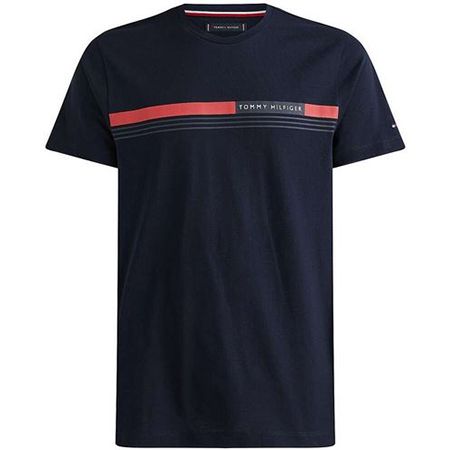 Tommy Hilfiger Corp Chest T Shirt in Nachtblau für 26,82€ (statt 40€)