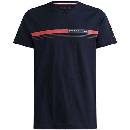 Tommy Hilfiger Corp Chest T Shirt in Nachtblau für 26,82€ (statt 40€)