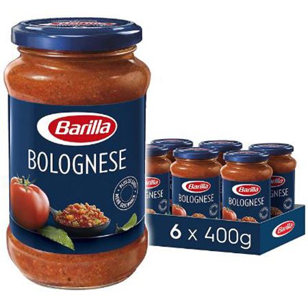 6er Pack Barilla Pastasauce Bolognese, 400g ab 12,92€ (statt 16€) &#8211; Prime Sparabo