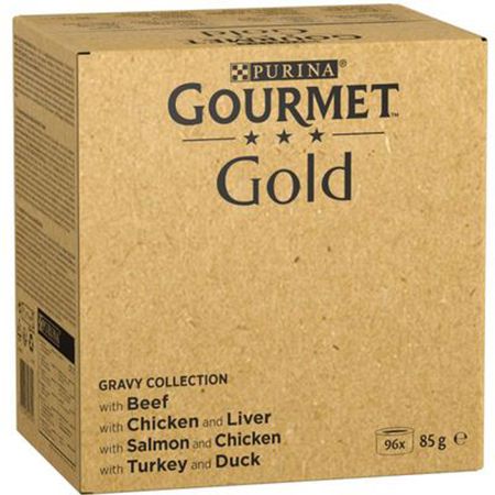 96er Pack Gourmet Gold Katzenfutter in versch. Sorten, 85g für je 29,92€ (statt 42€)