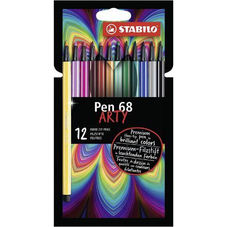 12er Pack STABILO Pen 68   ARTY für 5€ (statt 8€)   Prime