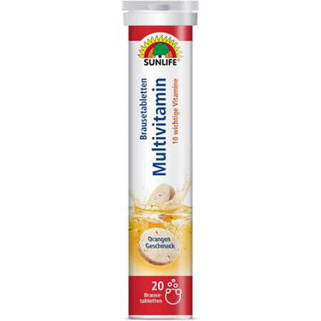 4x 20er Pack Sunlife Multivitamin Brausetabletten ab 2,48€ (statt 4€)