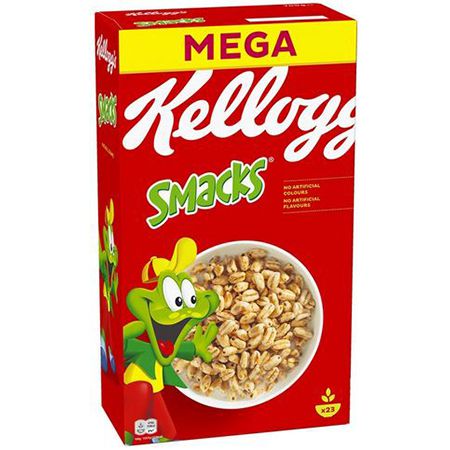 Kelloggs Smacks Cerealien Mega Pack, 700g ab 4,16€ (statt 5€)   Prime Sparabo