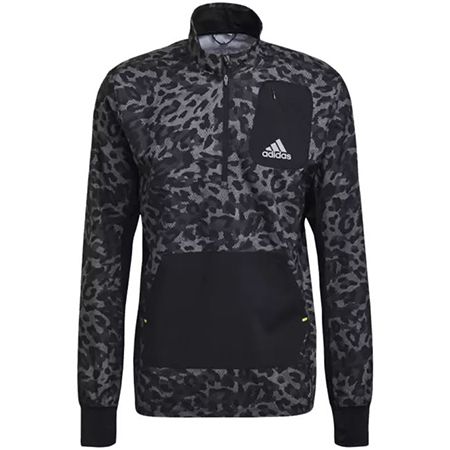 adidas Fast Primeblue Half Zip Graphic Laufshirt für 44,99€ (statt 50€)