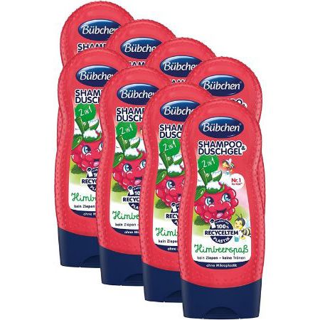 8x Bübchen Himbeerspaß 2 in 1 Shampoo & Duschgel ab 7,79€ (statt 15€)