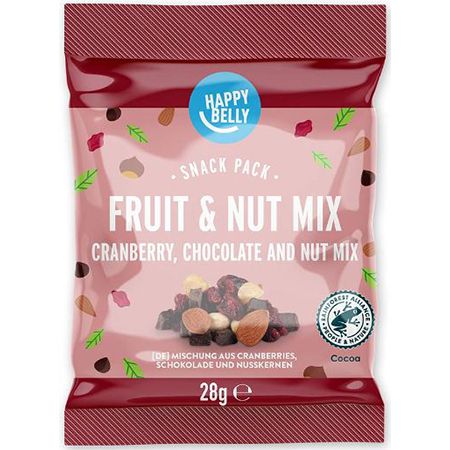 20er Pack Happy Belly Nuss und Fruchtmix je 28gr ab 10,54€   Prime Sparabo