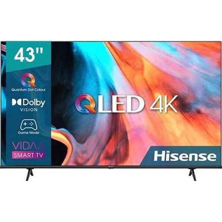 Hisense 43E77HQ &#8211; 43 Zoll UHD QLED Fernseher mit HDR10+ für 291,10€ (statt 359€)