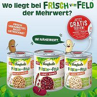 Frisch vom Feld von Bonduelle gratis ausprobieren