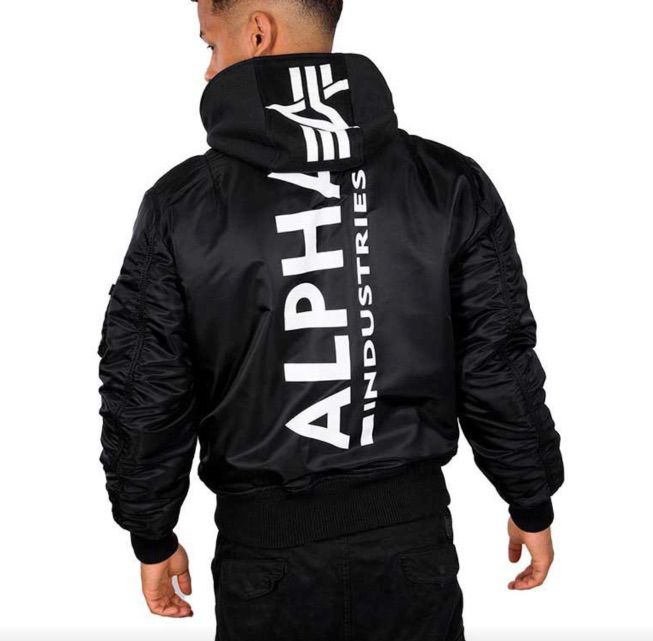 Alpha Industries Jacke MA 1 ZH Back Print für 104€ (statt 150€)