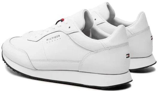 Tommy Hilfiger Runner Lo Leather in Hellgrau für 50,55€ (statt 75€)